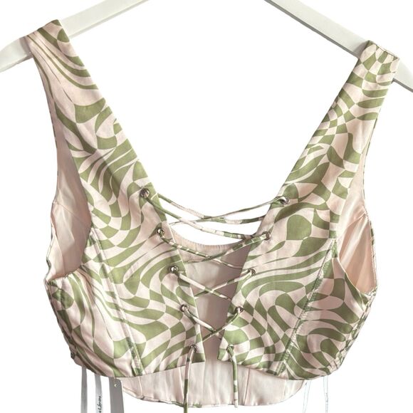 For Love and Lemons NWT Nomi Crop Top - Picture 9 of 15